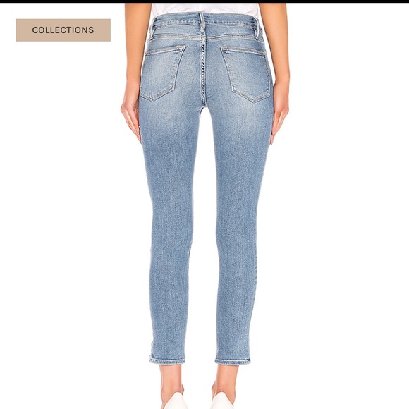 FRAME Le High Skinny Side Fray in Prizzi NWT - Picture 5 of 5